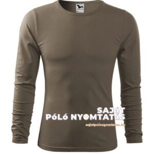 férfi hosszú ujjú póló nyomás army