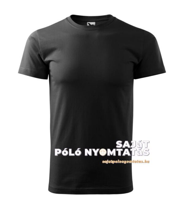 fekete férfi póló nyomás