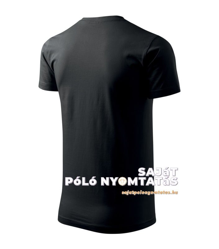 fekete férfi póló nyomás