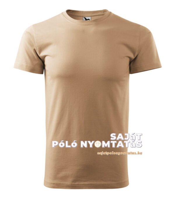 férfi póló nyomás homok