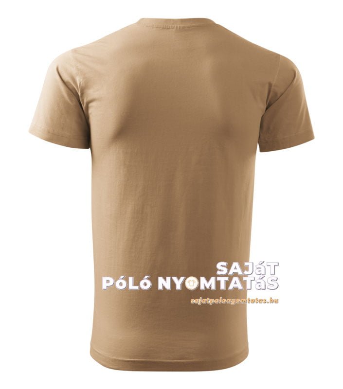 férfi póló nyomás homok