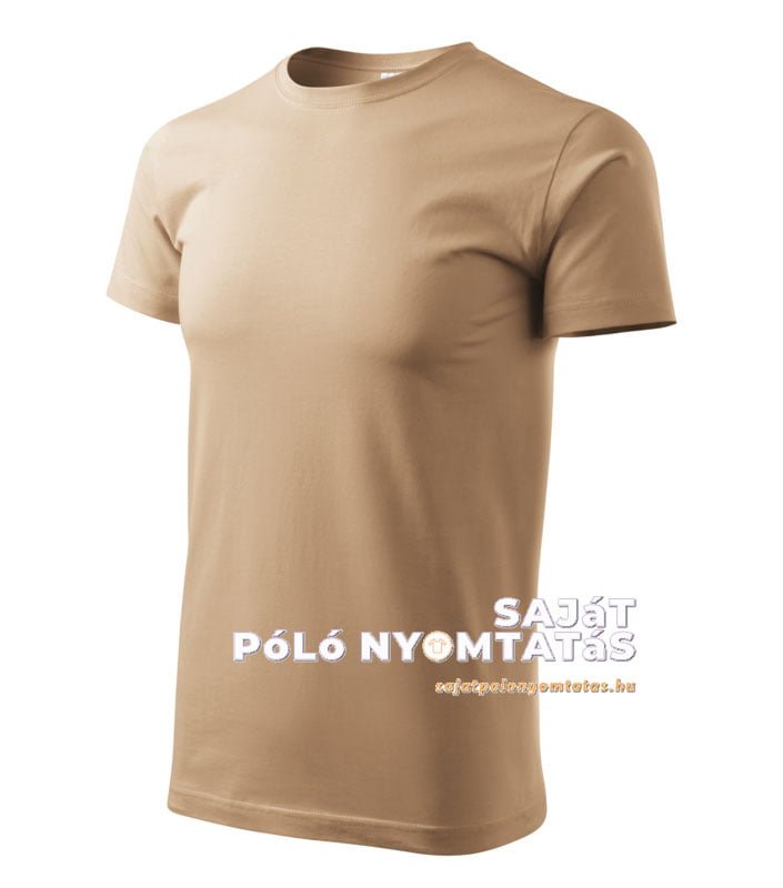 férfi póló nyomás homok