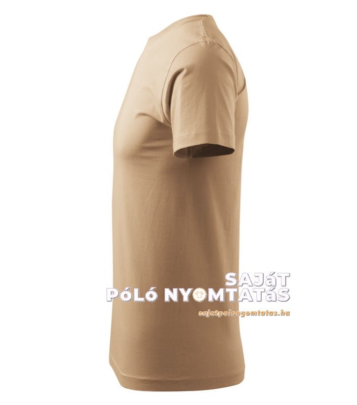 férfi póló nyomás homok