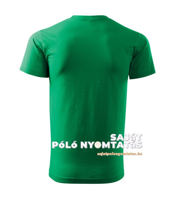 férfi póló nyomás fűzöld