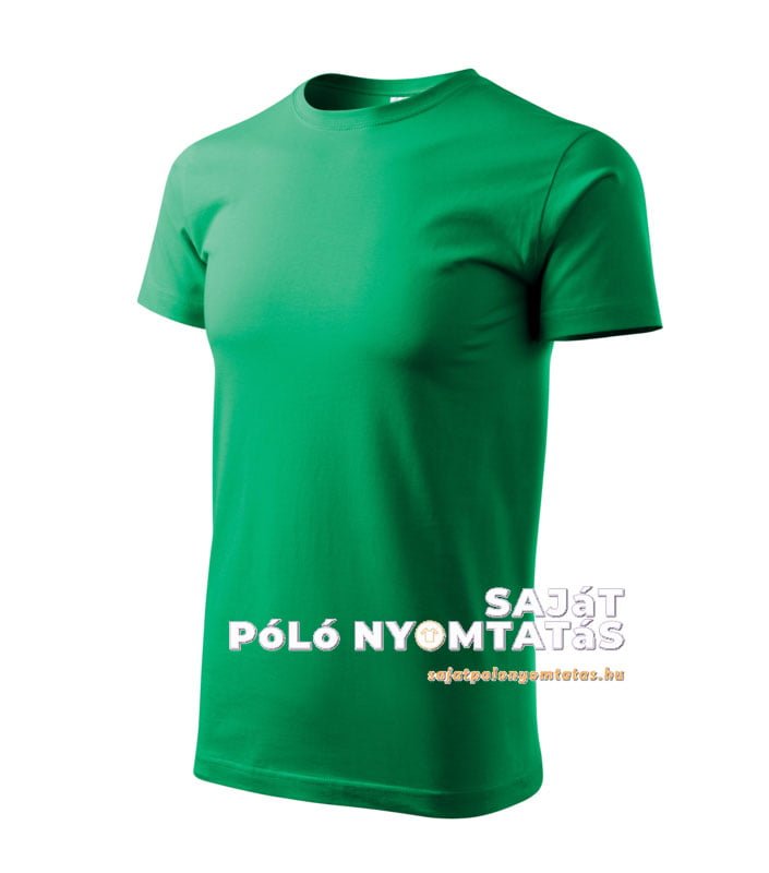férfi póló nyomás fűzöld