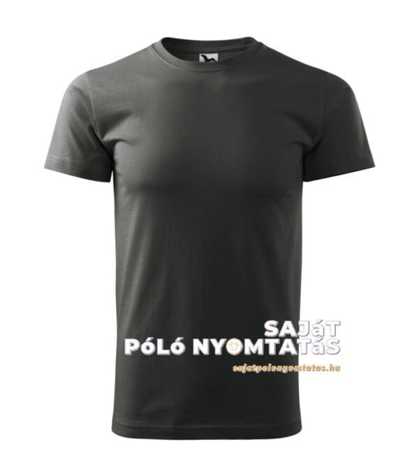 férfi póló nyomás sötét palakő