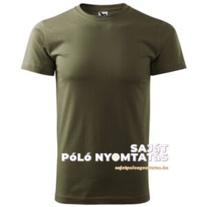 férfi póló nyomás military