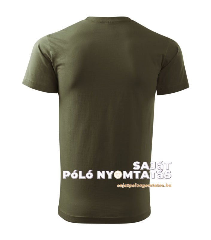 férfi póló nyomás military