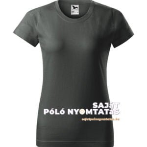 Női póló nyomás sötét palakő