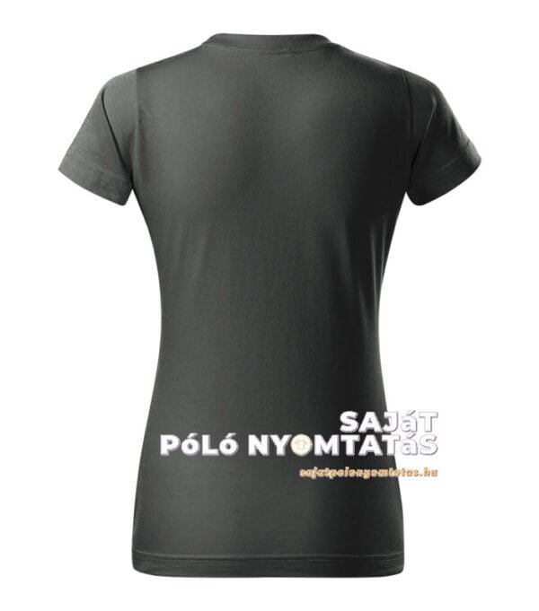 Női póló nyomás sötét palakő