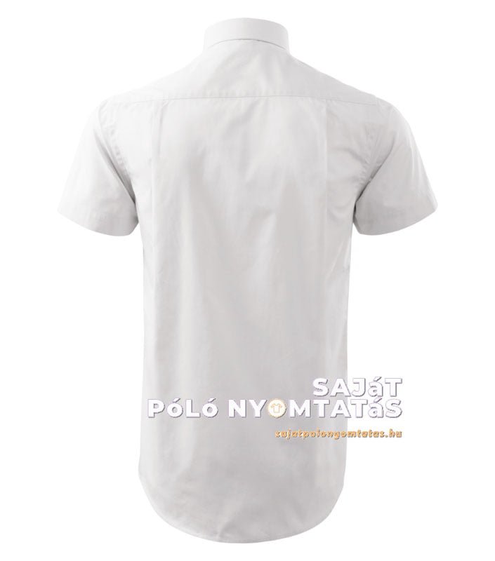 férfi ing rövid ujjú nyomás fehér