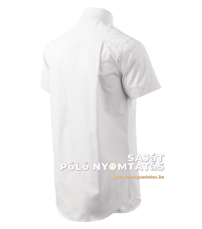 férfi ing rövid ujjú nyomás fehér