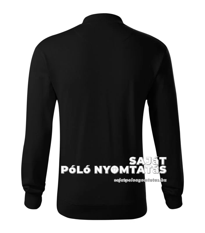 férfi pulóver nyomás fekete