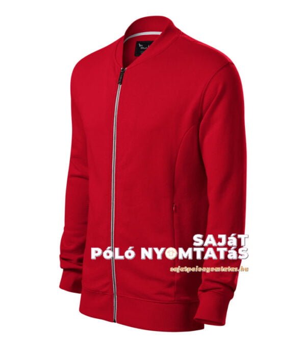 férfi pulóver nyomás piros