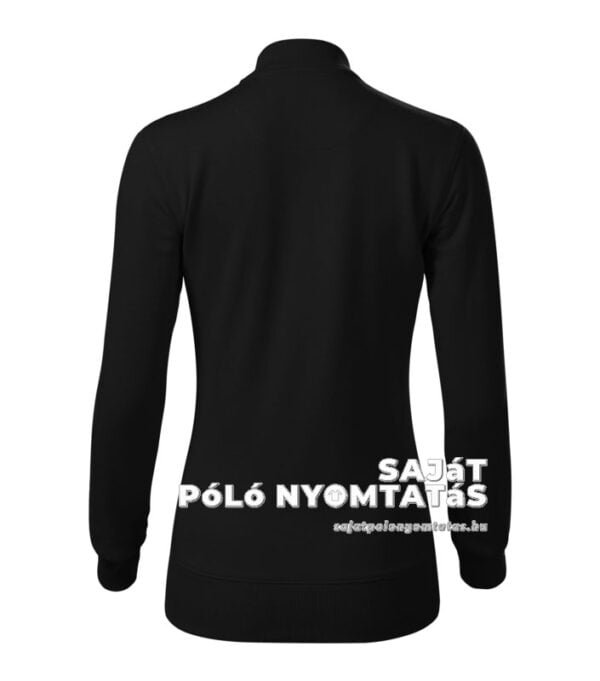 Női pulóver nyomás fekete