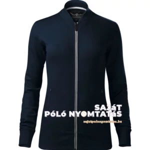 Női pulóver nyomás tengerész kék