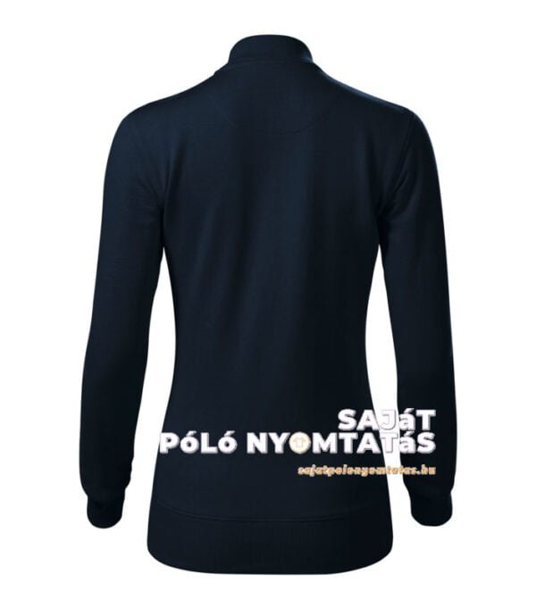 Női pulóver nyomás tengerész kék